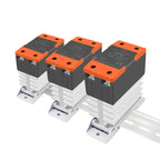 GEYA Solid State Relay with Radiator SSR 10DA 25DA 40DA DC Control AC Single Phase SSR Din Rail Mount Single Phase