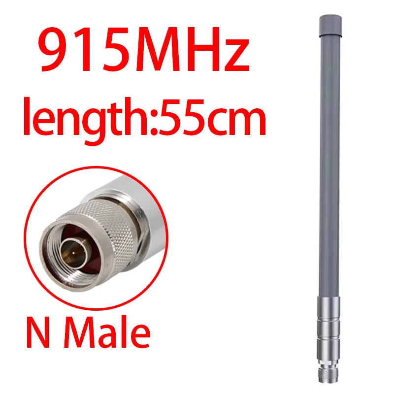 LoRa 868MHz 915MHz Antenna Meshtastic Helium Hotspot Outdoor N Male Omni Fiberglass Long-distance Receiving Antennas GIZONT