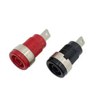 20PCS Insulated Safety 32A 4mm Banana Socket Terminal 5 Colors Female Jack Panel Mount Socket Binding Post Wire Connector