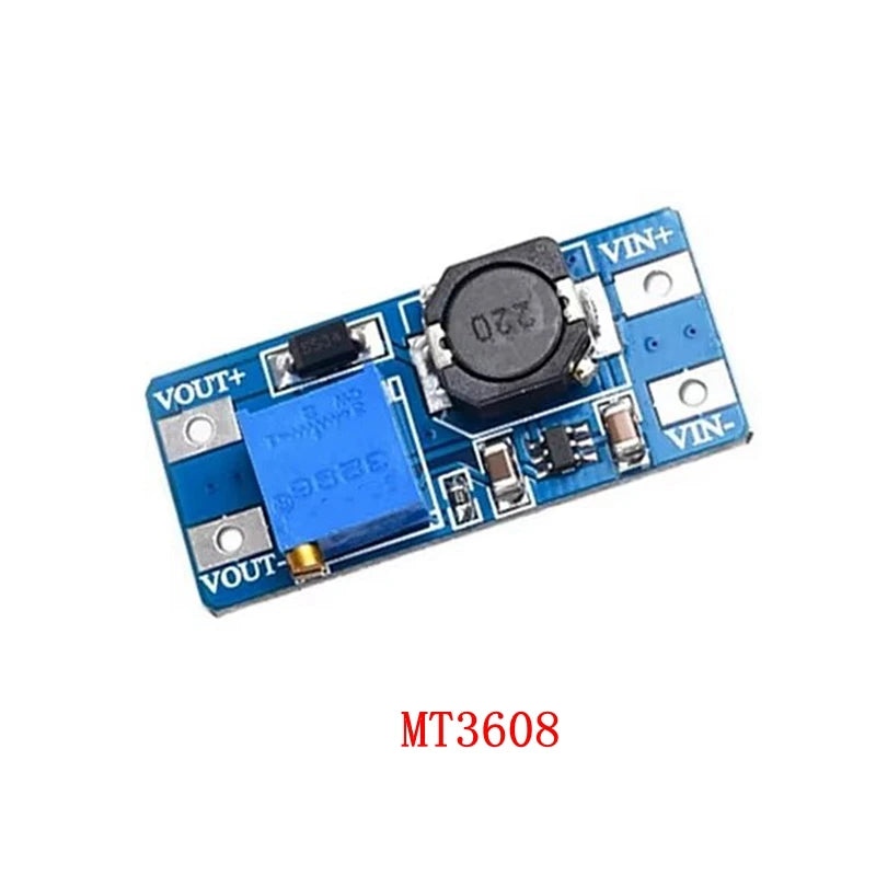 1PCS MT3608 DC-DC Step Up Converter Booster Power Supply Module Boost Step-up Board MAX output 28V 2A for arduino diy kit