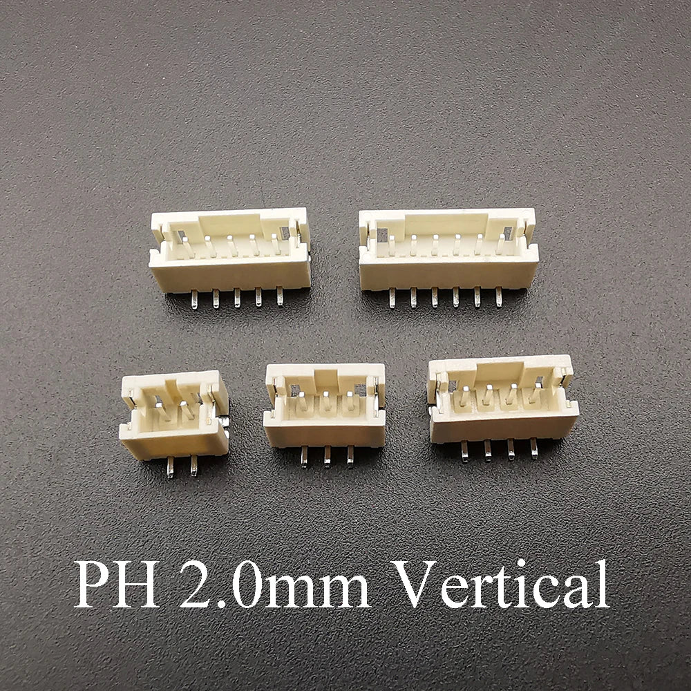 10/50Pcs SH/JST/ZH/PH/XH Pitch 1.0mm 1.25mm 1.5mm 2.0mm 2.54mm 2/3/4/5/6Pin Horizontal Vertical Male Pin Header Socket Connector
