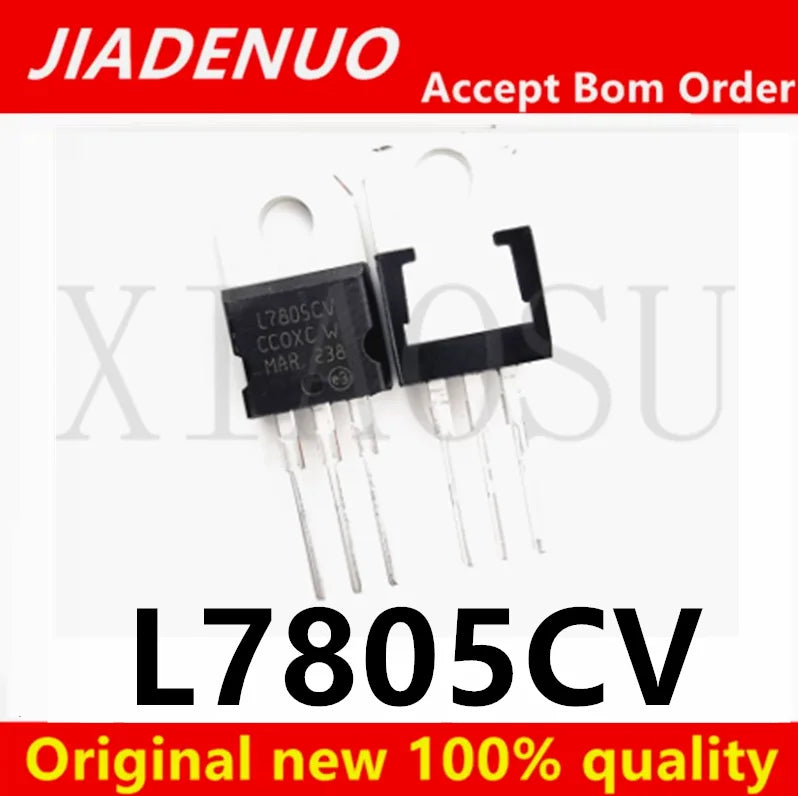 (10piece)100% New L7805C LM7805 L7805CV 7805 L7805  MC7805 TO-220 Chipset