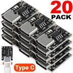 1-20Pcs TP4056 3.7V Lithium Battery Charging Discharging Board With Protection Type-C USB Type C Li-ion Battery Charging Board