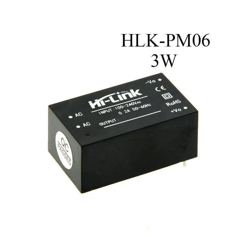 220V to 5V/3.3V/9/12V/24V 3W 5W Mini Power Supply Module Step Down Buck Module AC to DC HLK-5M03/09/12/24 HLK-PM03/09/0612/24