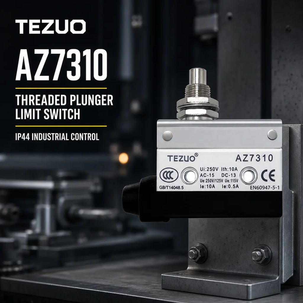 TEZUO AZ7310 IP44 Limit Switch Micro Travel Switch for Industrial Automation