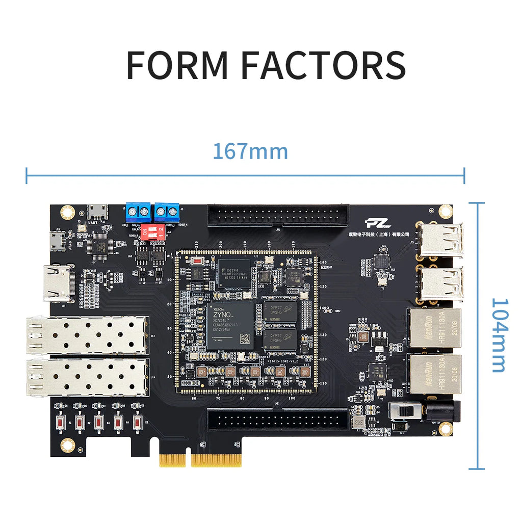 PUZHI 7015 Card: Xilinx SoC ZYNQ 7000 XC7Z015 FPGA Development Board PCIE SFP HDMI USB