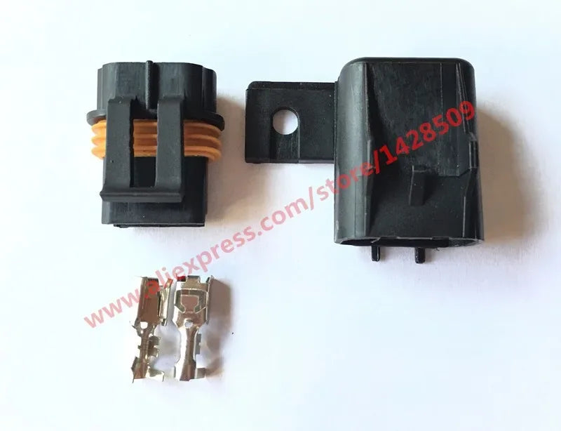 1 Set 2 Pin Sealed Connectors For Inline Fuse Wiring Automotive Connector 12033731 12033769 12103172 12034269