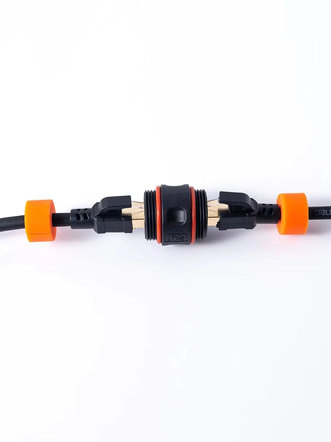 5Pcs RJ45 Docking Connector Ethernet Network Straight-through Waterproof IP67 Header Outdoor Broadband Network Cable Extender