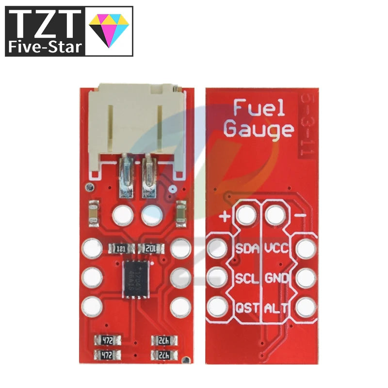 TZT LiPo Fuel Gauge Lithium battery detection module A/D conversion IIC MAX17043