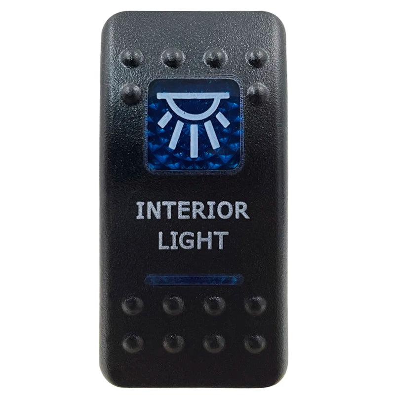 Blue Led Rocker Switch Button 5Pins&7Pins ON OFF ON For Car Marine Boat NARVA ARB Style interior Lights parts Camper Accessories