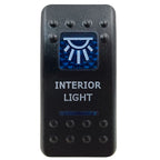 Blue Led Rocker Switch Button 5Pins&7Pins ON OFF ON For Car Marine Boat NARVA ARB Style interior Lights parts Camper Accessories