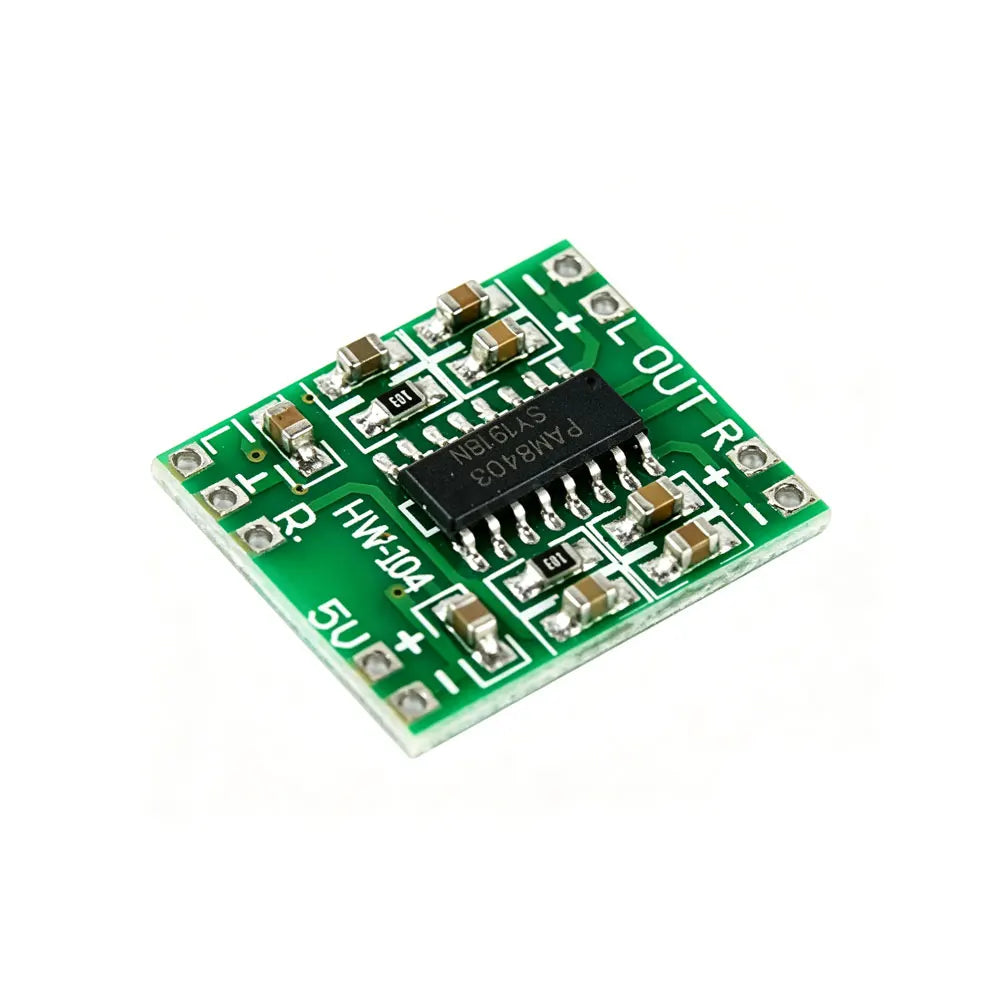 1-10pcs PAM8403 Super mini digital amplifier board 2 * 3W Class D digital amplifier board efficient 2.5 to 5V USB power supply