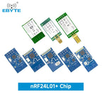 4PCS nRF24L01 nRF24L01P 2.4GHz PA LNA 20dBm Wireless Module SPI Antenna SMA-K Transceiver Receiver Tansmitter EBYTE E01 Series
