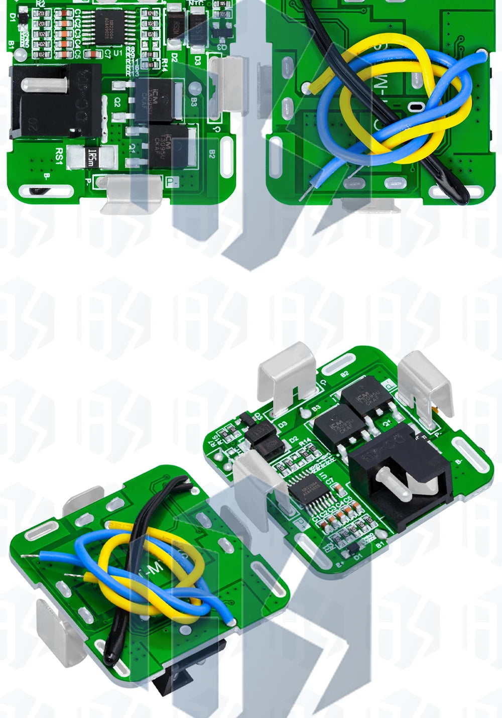 3s/4s/5S  Battery Charging Protection Board Li-Ion Lithium Battery Pack Protection Circuit Board BMS Module For Power Tools