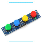 1/5/10Pcs 4Bits Independent Button Module for Single-Chip Microcontroller Raspberry-Pi Arduino