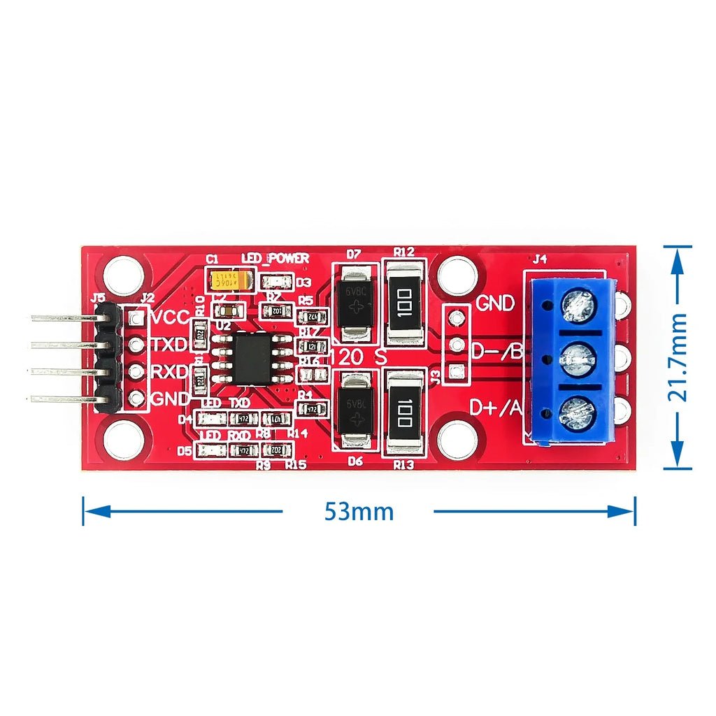 MCU TTL to RS485 module 485 to serial port UART level switching hardware automatic control flow