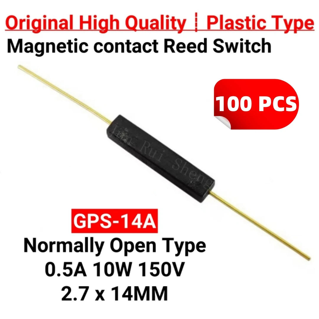 100PCS Plastic Magnetic Contact Reed Switch GPS-16A/16B/14A/14B/11B/11A SMD Normally Open Normally Closed NO NC Induction Sensor