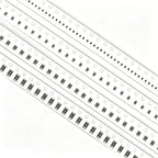 5000/10000/15000PCS 0201 0402 0603 0805 1206 1% SMD Resistor 0 10 100 330 470 510 1k 2k 3.3k 4.7k  5.1k 6.8k 10k 20k 47k 100k 1M