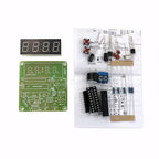 DIY Electronic Kit LED 4 Digital Tube Clock Four-digit  Time Display Electronic Component Fun Soldering Assembly DC 3.7V-5.5V