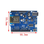 1Set UNO R3 Official Box ATMEGA16U2 / UNO+WiFi R3 MEGA328P Chip CH340G For Arduino UNO R3 Development Board WeMos ESP8266