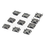 10 Model 50/100Pcs Micro USB Female 5pin DIP Type B SMT USB Connectors Jack Tail Sockect Plug Terminals For Diy repair MP3/4/5