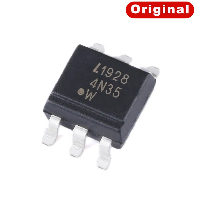 10pcs 4N25 4N35 Phototransistor 4N35S-TA1 4N25S-TA1 SMD-6P Transistor output optocoupler