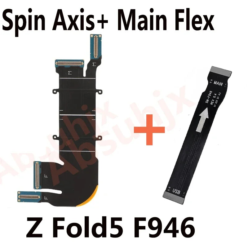 Z Fold Spin Axis Main Board LCD Display Connector Flex Cable Ribbon for Samsung Galaxy Z Fold2 3 4 5 6 F916 F926 F936 F946 F956U