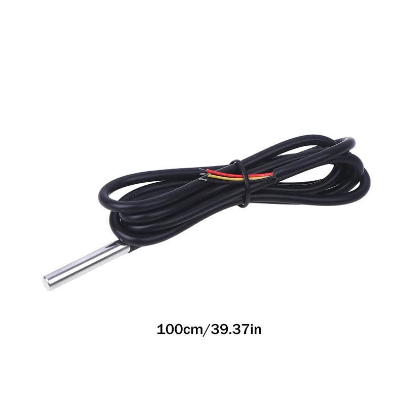 High Quality DS18B20 Waterproof Thread Temperature Probe Temperature Sensor 100cm-500cm