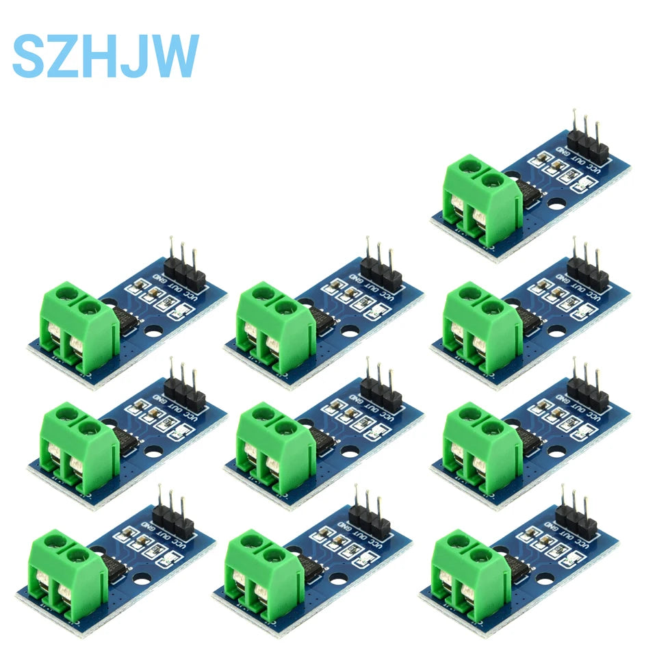 1-10PCS Hall Current Sensor Module ACS712 Module 5A 20A 30A Hall Current Sensor Module 5A/20A/30A ACS712 For Arduino
