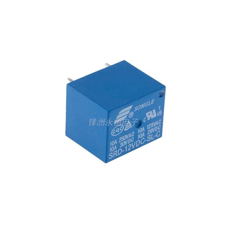 5Pcs New Relay SRD-05VDC-SL-C SRD-12VDC-SL-C SRD-24VDC-SL-C SRD 12VDC SL C 10A 250VAC 5PIN 3V 5V 9V 12V 24V 48V Power Relay