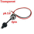 USB-C 5A High Current Charging Socket With M11 Nut Snap Lock Plate Transparent Female Type C Waterproof Female Connector Jack