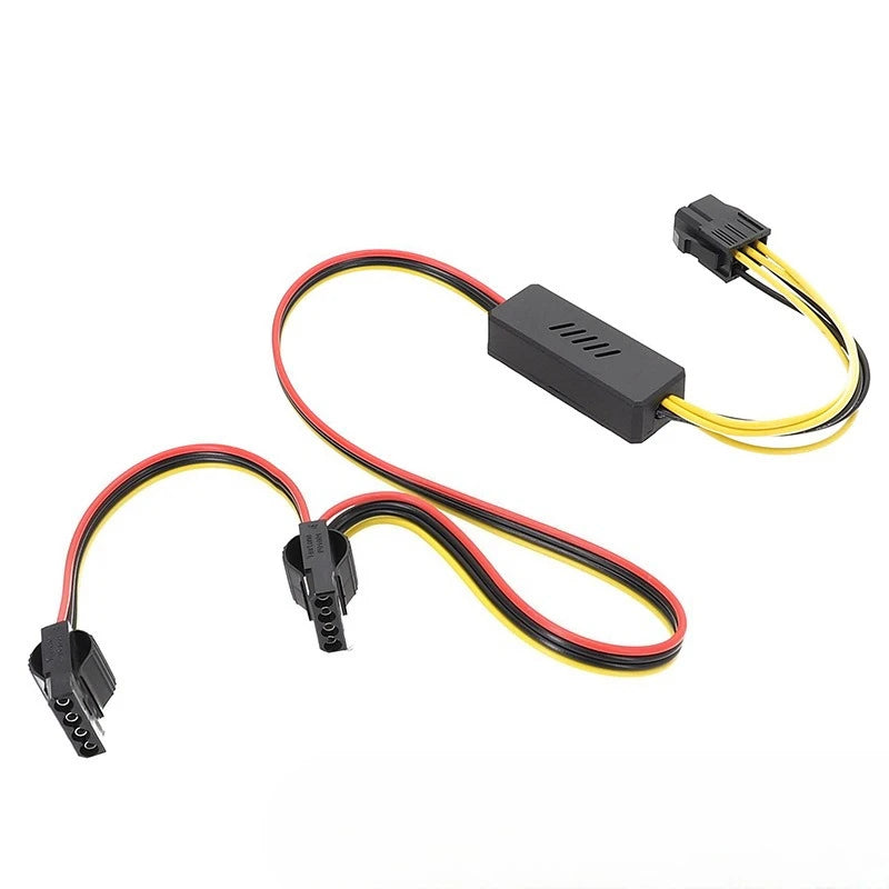 New Graphics Card Hard Drive Cable 6Pin To SATA Hard Drive Power Cables 12V Adapter 1 2 3 4 SATA 12V Molex Large 4PIN Cable