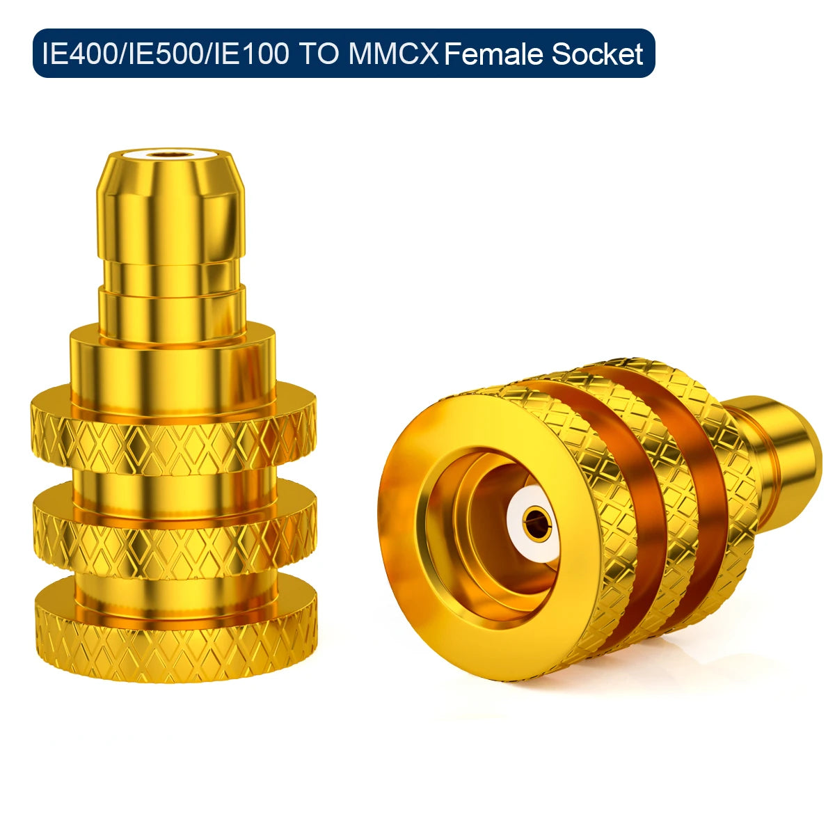 QYFANG Golden Wheel 0.78 Ear/IE300/IE900/IPX/A2DC/IE400 to MMCX Female Base Adapter