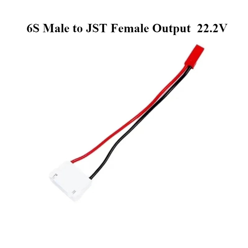 JST-XH 1S 2S 3S 4S 5S 6S Lipo Battery XH2.54 to JST Adapter Plug Balance Charger Cable Extension Wire for RC Toy Battery Charger
