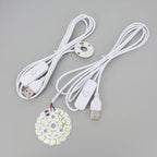 DC 5V USB Dimmer 31mm 50mm Warm White 3W 10W LED Lights 5730 Chip Single Reading Night Desk Book Tablet Lamp Switch Cable