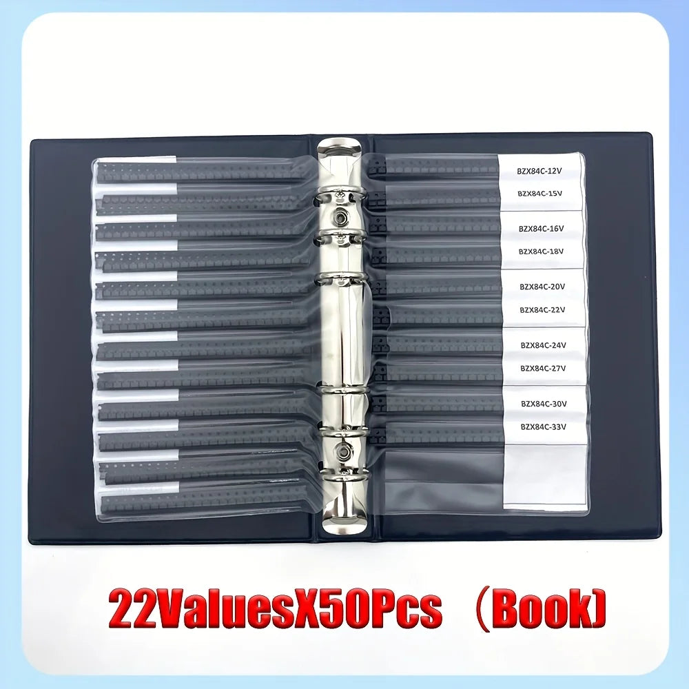 Book BZX84C18 BZX84-C18 SOT23 Regulator 18V Y6 Zener Diode Y6 BZX84C 3V0 3V3 3V6 3V9 4V3 5V1 6V2 7V5 8V2 9V1 Z13 Z14 Z15 Z16 Z1