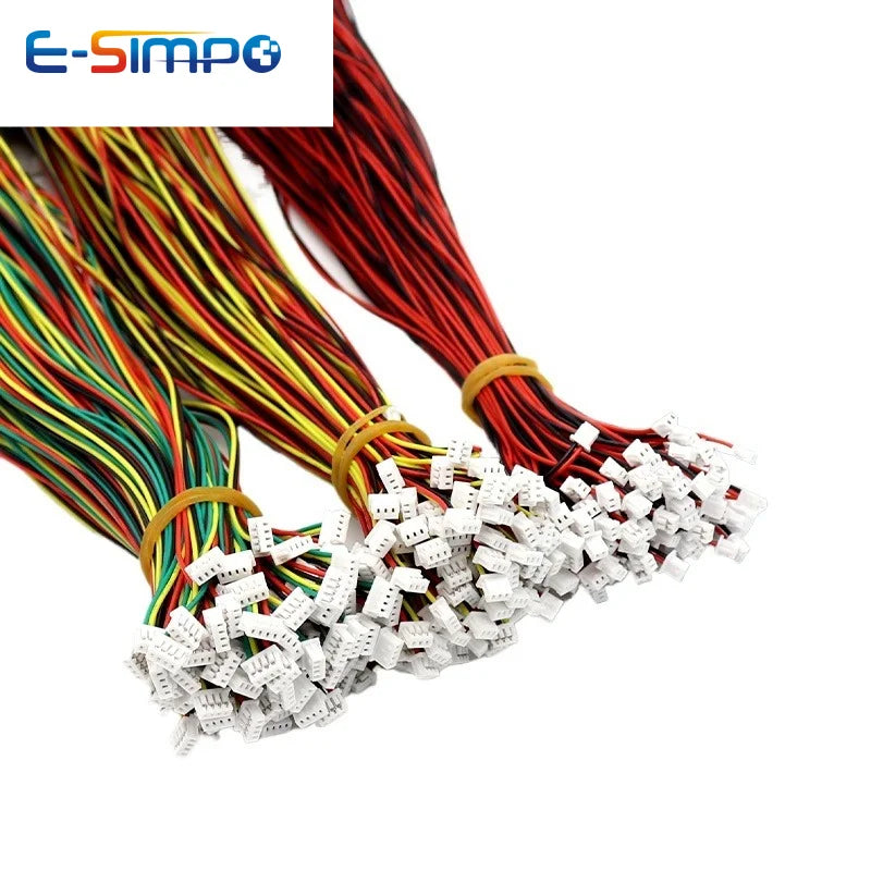 10PCS SH 1.0mm Single/Double Connector 2/3/4/6/7/8/9/10Pin 6cm/10cm/15cm/20cm/30cm/50cm 28AWG Same/Reverse Electronic Wire Cable