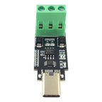 Type-C to RS485 Conversion Module for Android Serial OTG USB Type C to 485 Converter Modules 600W Protection 3PIN