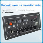 15w+15w Audio Amplifier Board USB Radio Support Dual Microphone Bluetooth Amplificatore Subwoof for Speaker 12V 24V 220V-PZZW