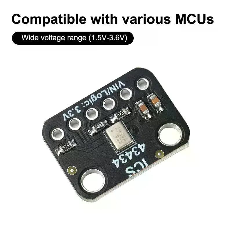 ICS-43434 I2S MEMS Microphone Module Breakout Low-Pass: Mini Filter Smart Voice Recording RC Drones