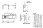 10pcs DC3 1.27/2.0/2.54mm DIP Straight RA Right Angle SMT Double Row 6/8/10/20/30/40/50P ISP Male Pin IDC JTAG Socket Box Header
