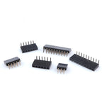 10pcs 2.54mm Right Angle Bent Single Row 90D PH8.5 3P 4P 5P  6P 7P 8P 40P Rohs Goldplated PCB Female Pin Header Socket Connector