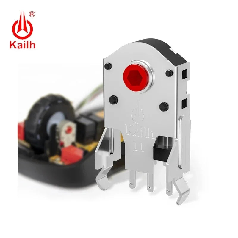 Kailh Decoder 5/7/8/9/10/11mm Red Core Rotary Mouse Scroll Wheel Encoder 1.74mm hole for PC Mouse alps encoder