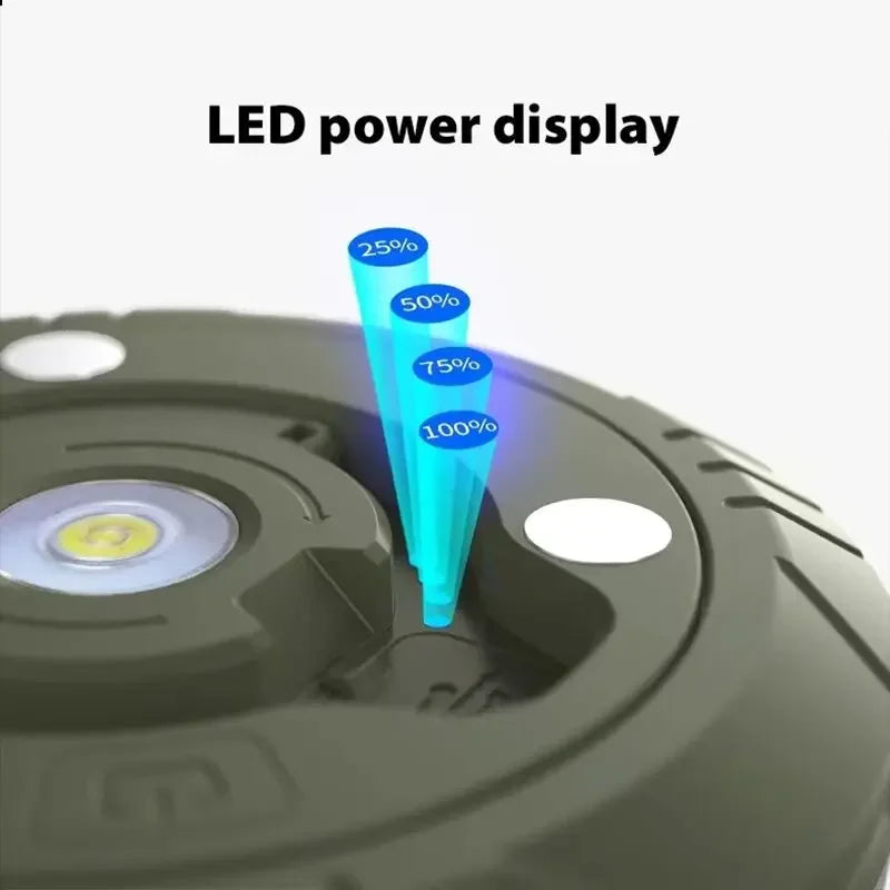 4-in-1 Camping Light LED Reel String Lights Outdoor USB Camping Lamp Recyclable LED Night Light For Garden Tent Room Decor