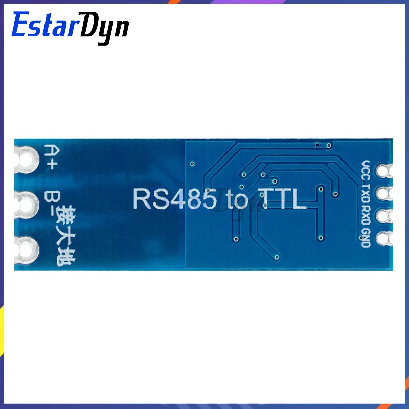 Industrial TTL to RS485 Converter Auto Flow Control Module UART Level Shifter 3.3V/5V Dual Power Stable Signal Conversion