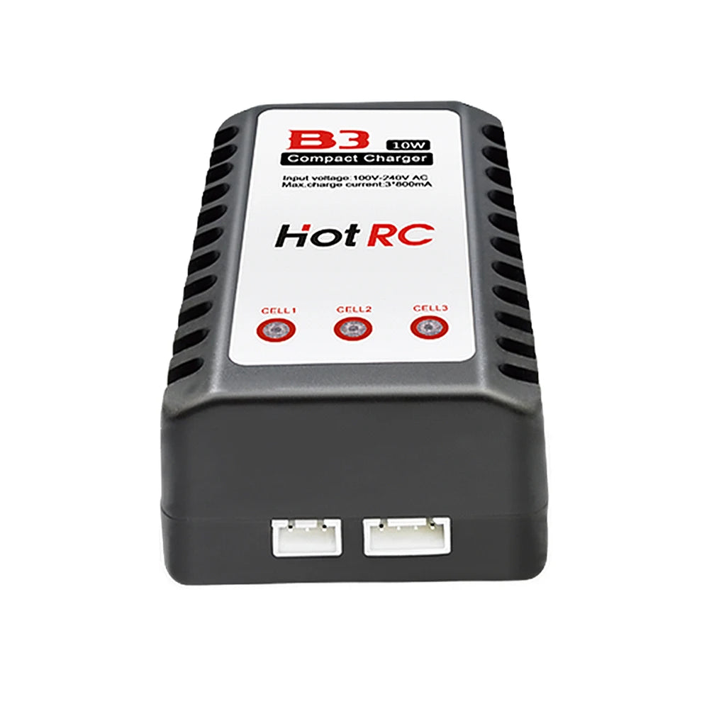 HotRC A400/B3 10W Balance Charger 2S/3S/4S Cells 100V-240V AC EU/US Plug Lipo Battery Fast Charger Remote Control Car Charger