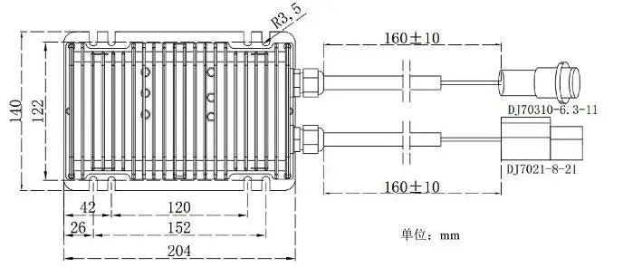 144V to 12V 50A Isolated DC to DC Converter 500W 600W step down DC Converter