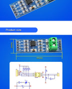 1PCS TTL to RS485 Module 485 to Serial Port UART Level Mutual Transfer Hardware Automatic Flow to the Control Board