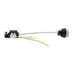 6pcs Gu10 Ceramic LED Spotlight Socket GU10 Halogen Bulb Base Lampholder 18cm Nylon Wire PV Wiring Terminal Junction Box