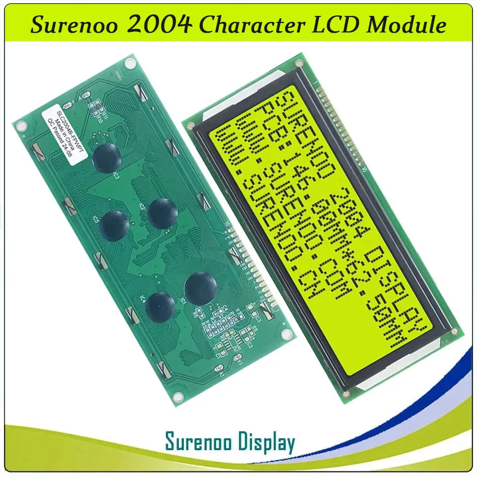 Surenoo 204 20X4 2004 Parallel Serial IIC I2C LCD2USB USB2LCD RS232 UART TTL Large Character LCD Module Display Screen Panel LCM